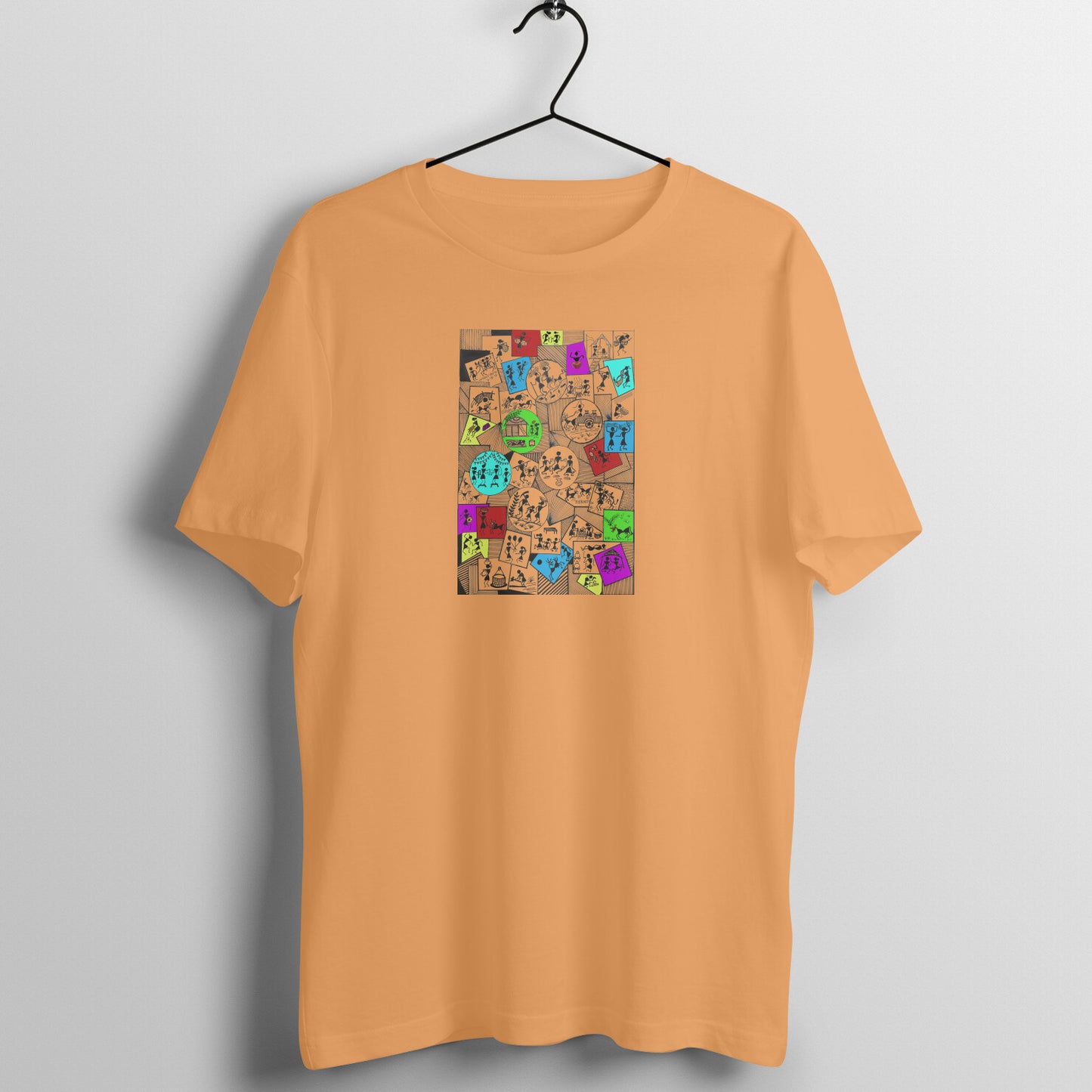 Trending Warli Art D12: Daily Life: Unisex T-shirt