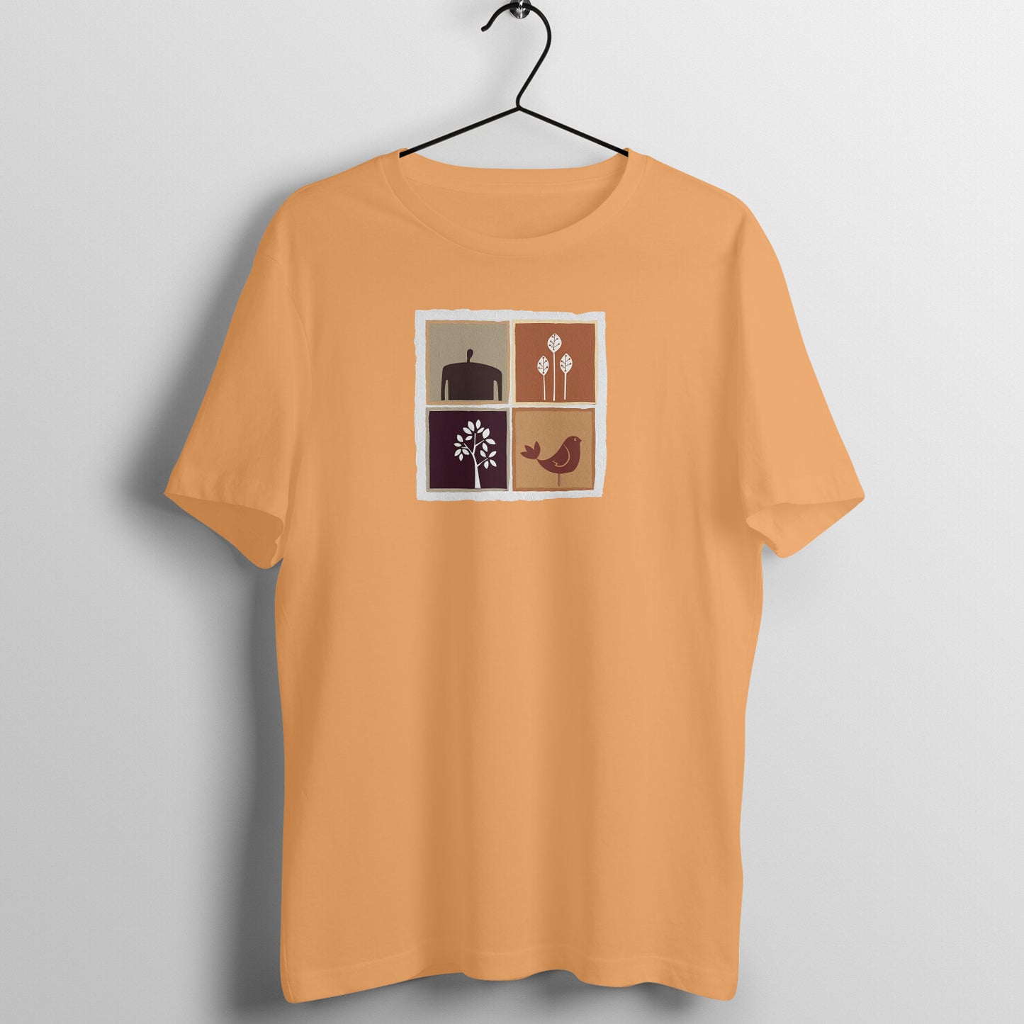Trending Bengal Art D16: Squares : Unisex T-Shirt