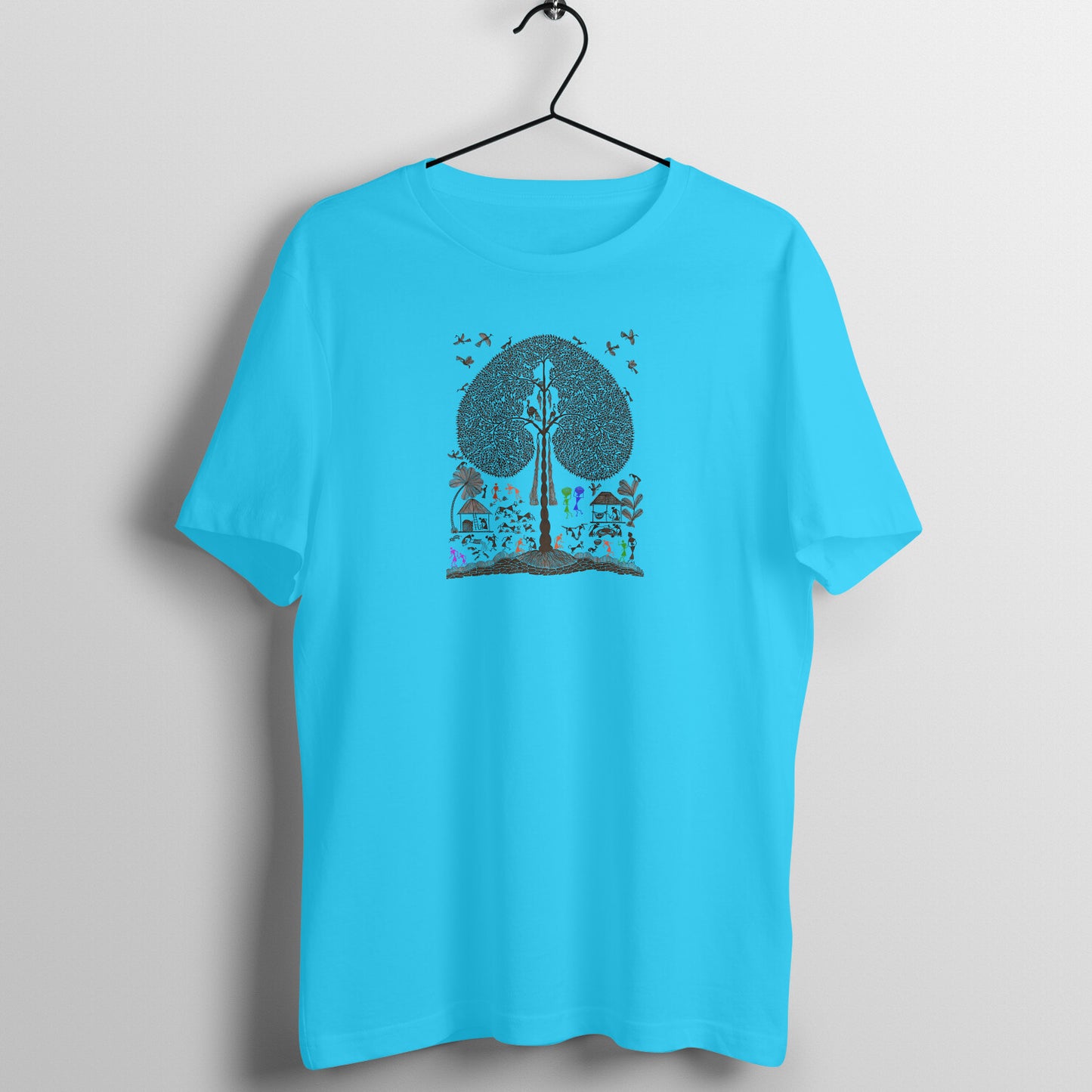 Trending Warli Art D14: The Tree: Unisex T-shirt