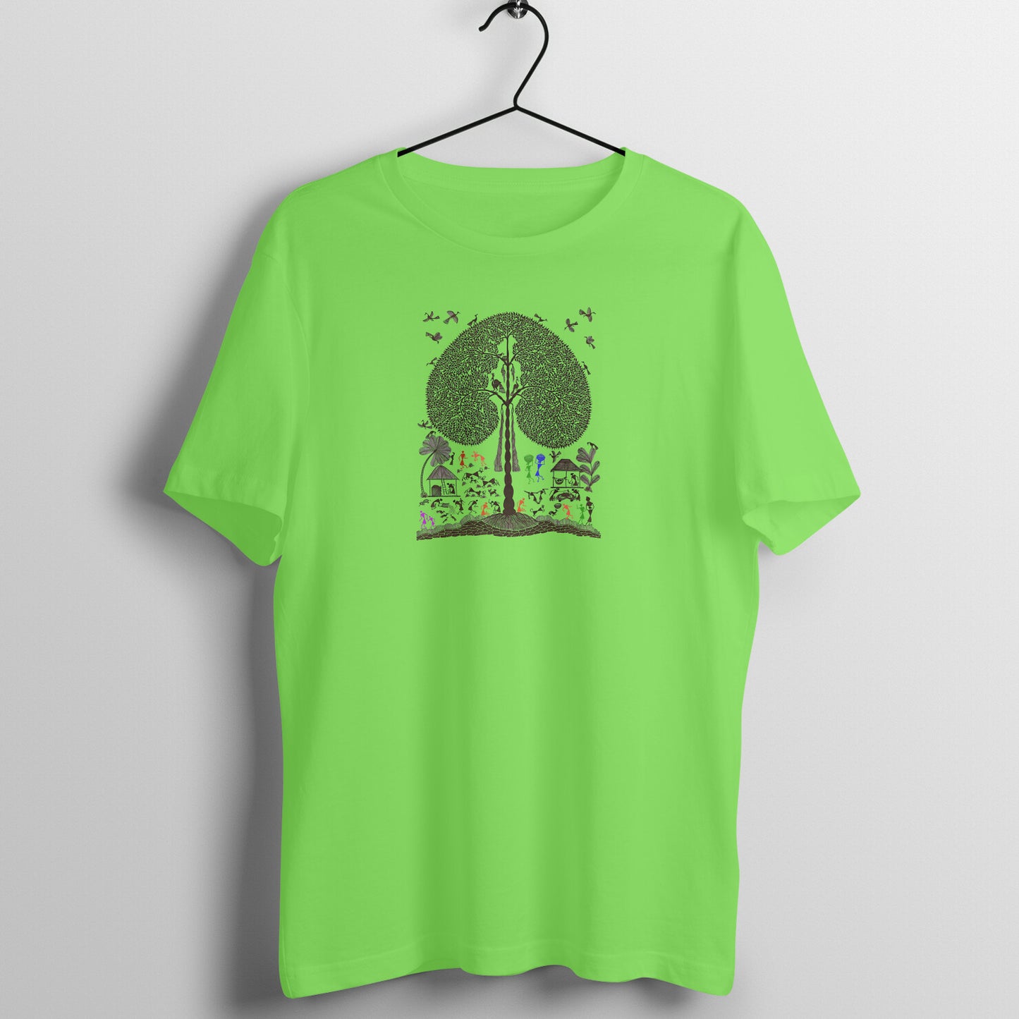 Trending Warli Art D14: The Tree: Unisex T-shirt