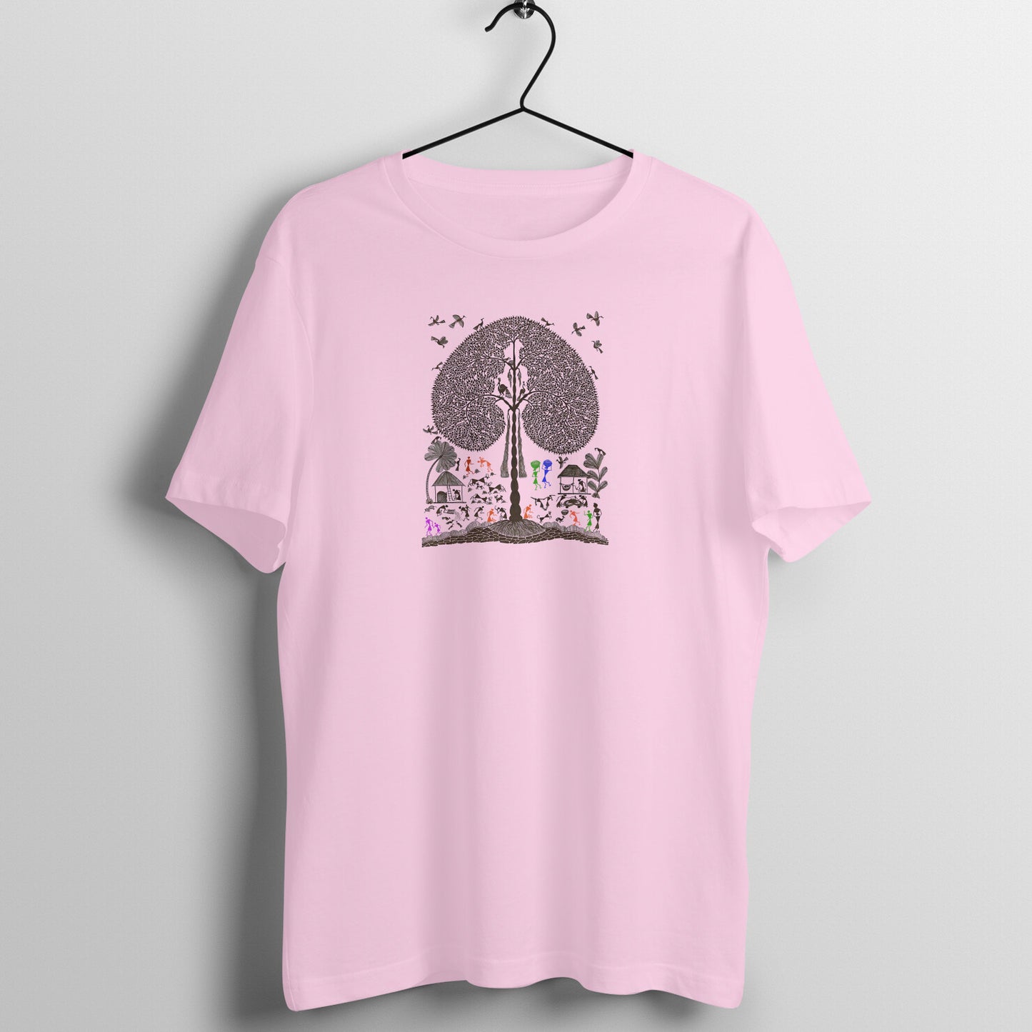 Trending Warli Art D14: The Tree: Unisex T-shirt