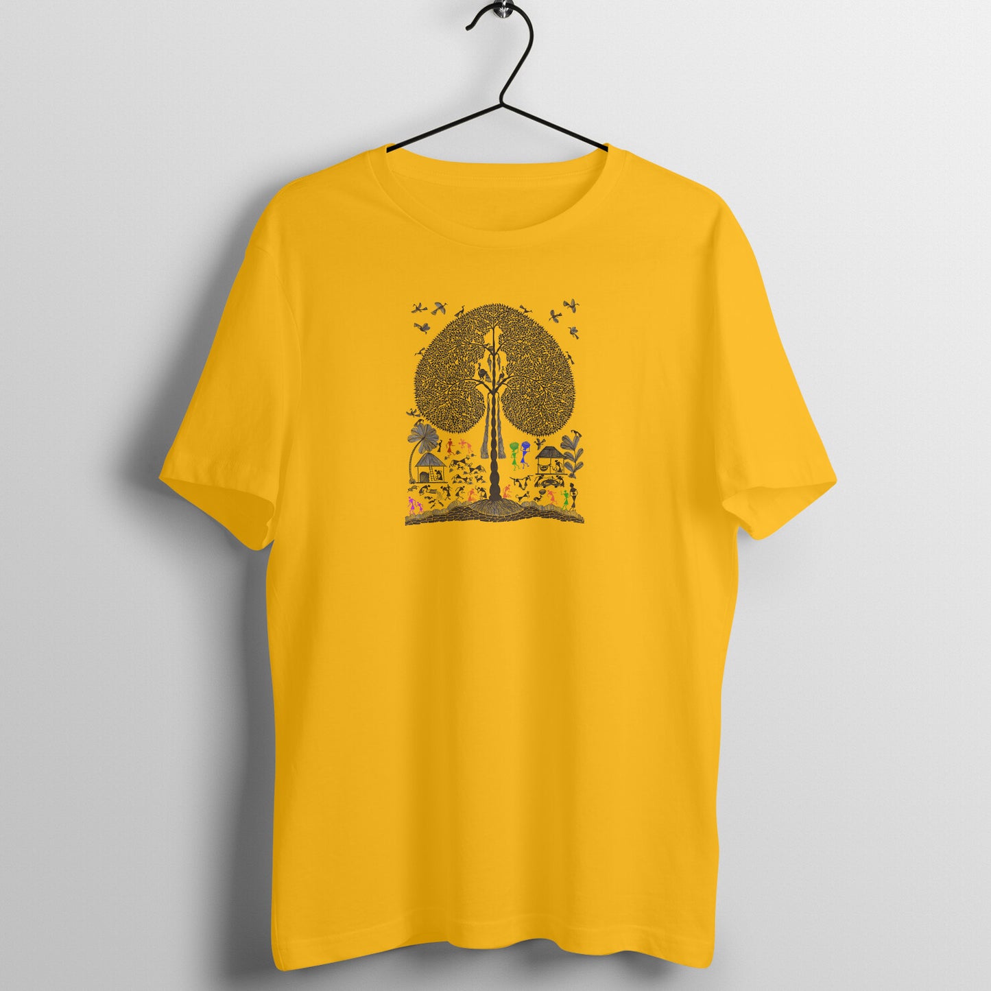 Trending Warli Art D14: The Tree: Unisex T-shirt