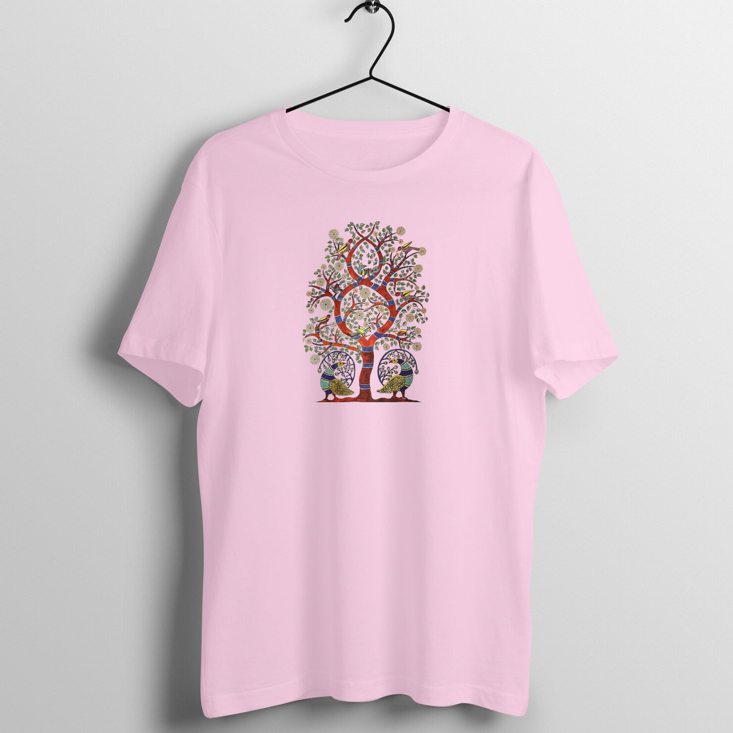 Gond Painting D8: Tree: Unisex T-shirt