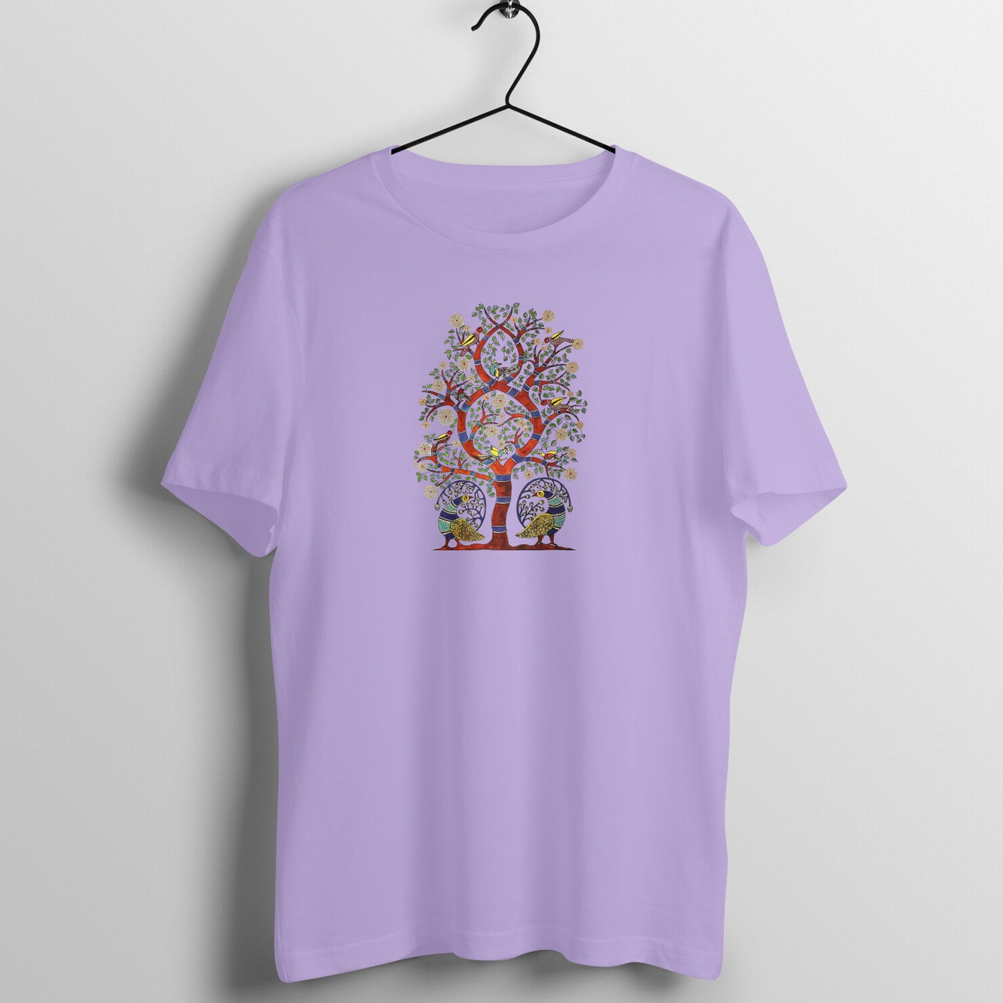 Gond Painting D8: Tree: Unisex T-shirt