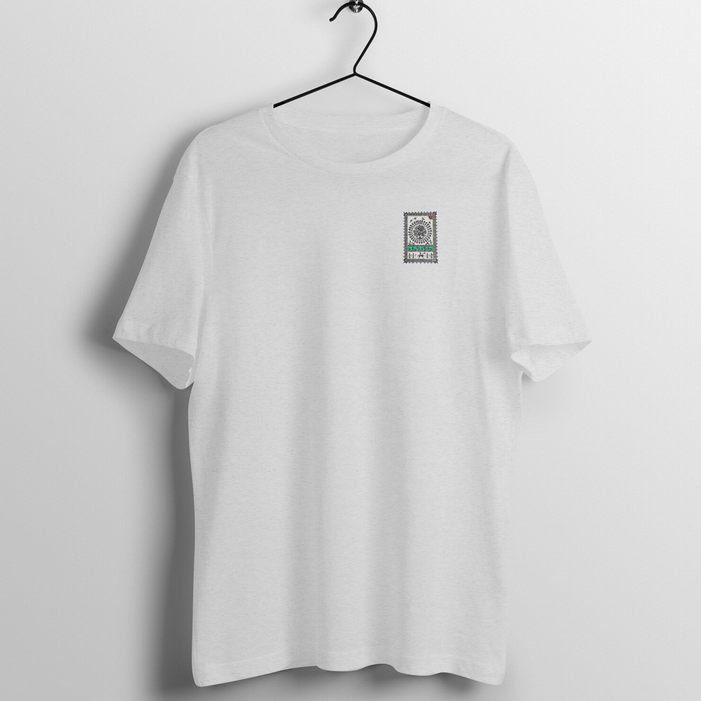Warli Art Minimal D3: Unisex T-Shirt