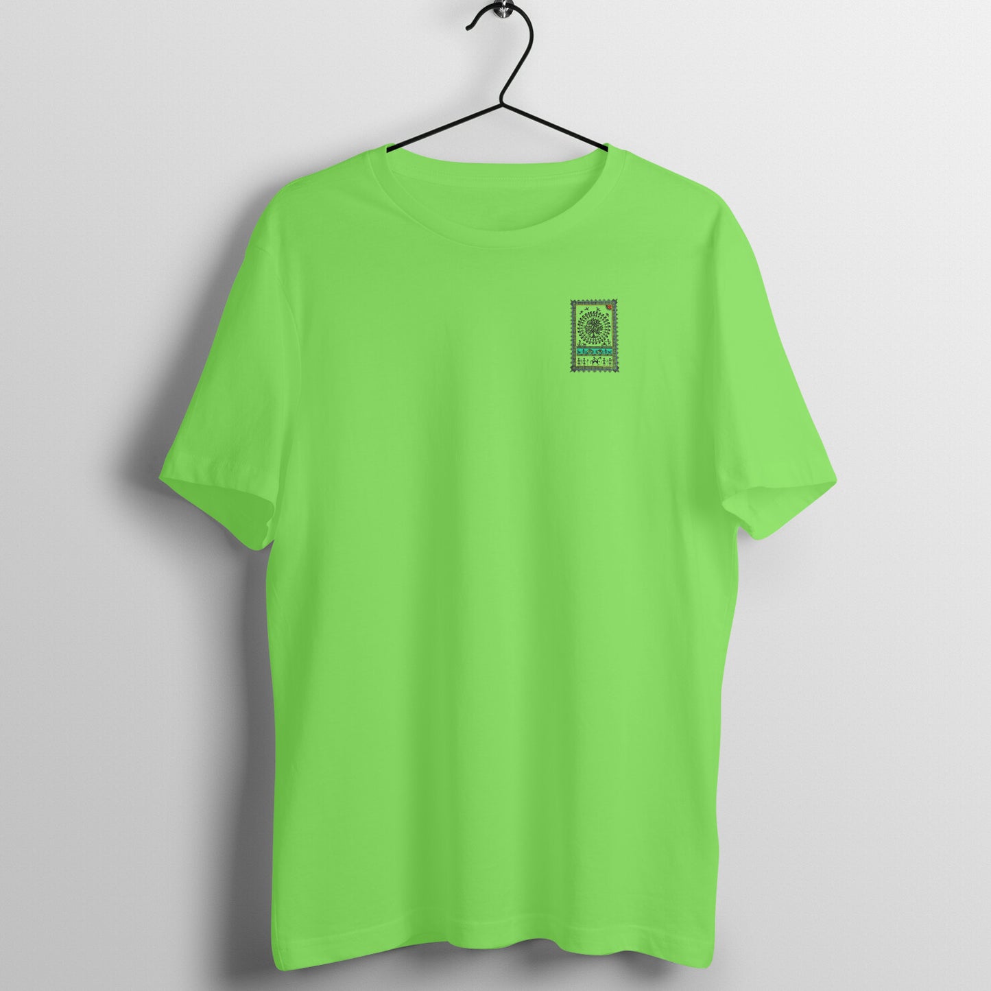 Warli Art Minimal D3: Unisex T-Shirt