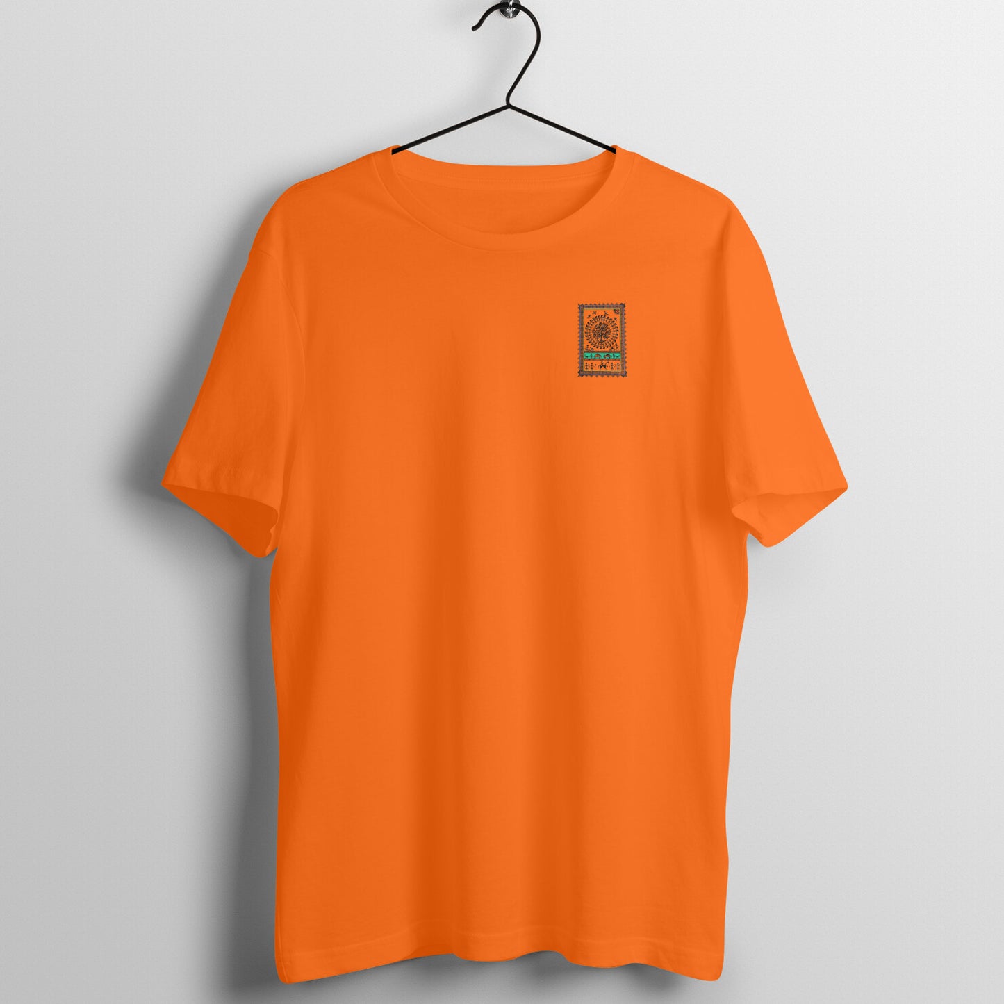 Warli Art Minimal D3: Unisex T-Shirt
