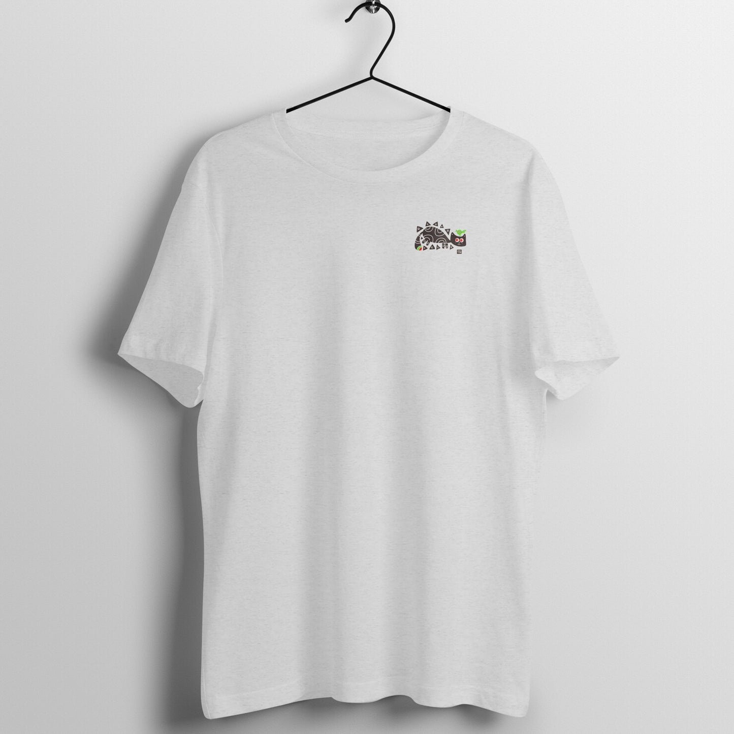 Bengal Art Minimal D4: BirdOnCat: Unisex T-Shirt