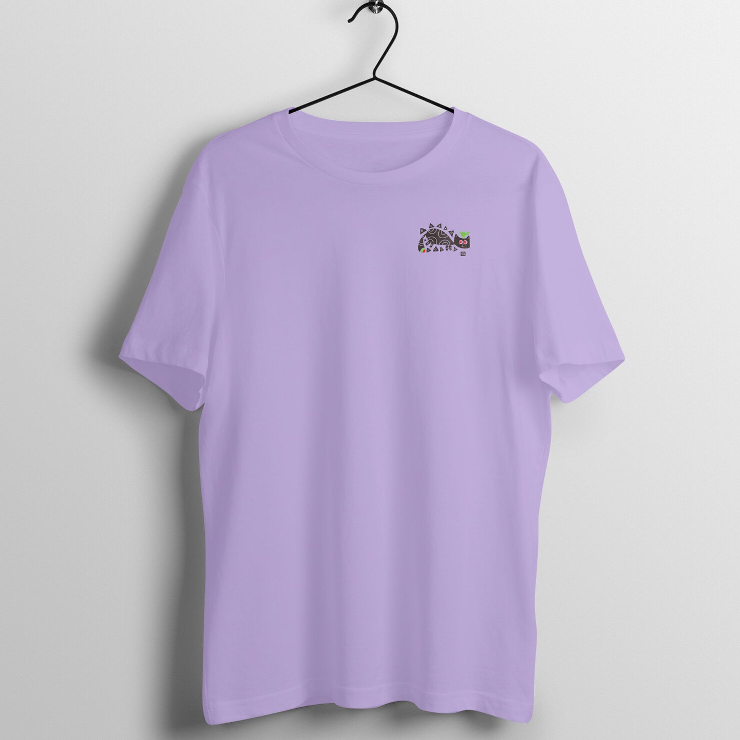 Bengal Art Minimal D4: BirdOnCat: Unisex T-Shirt
