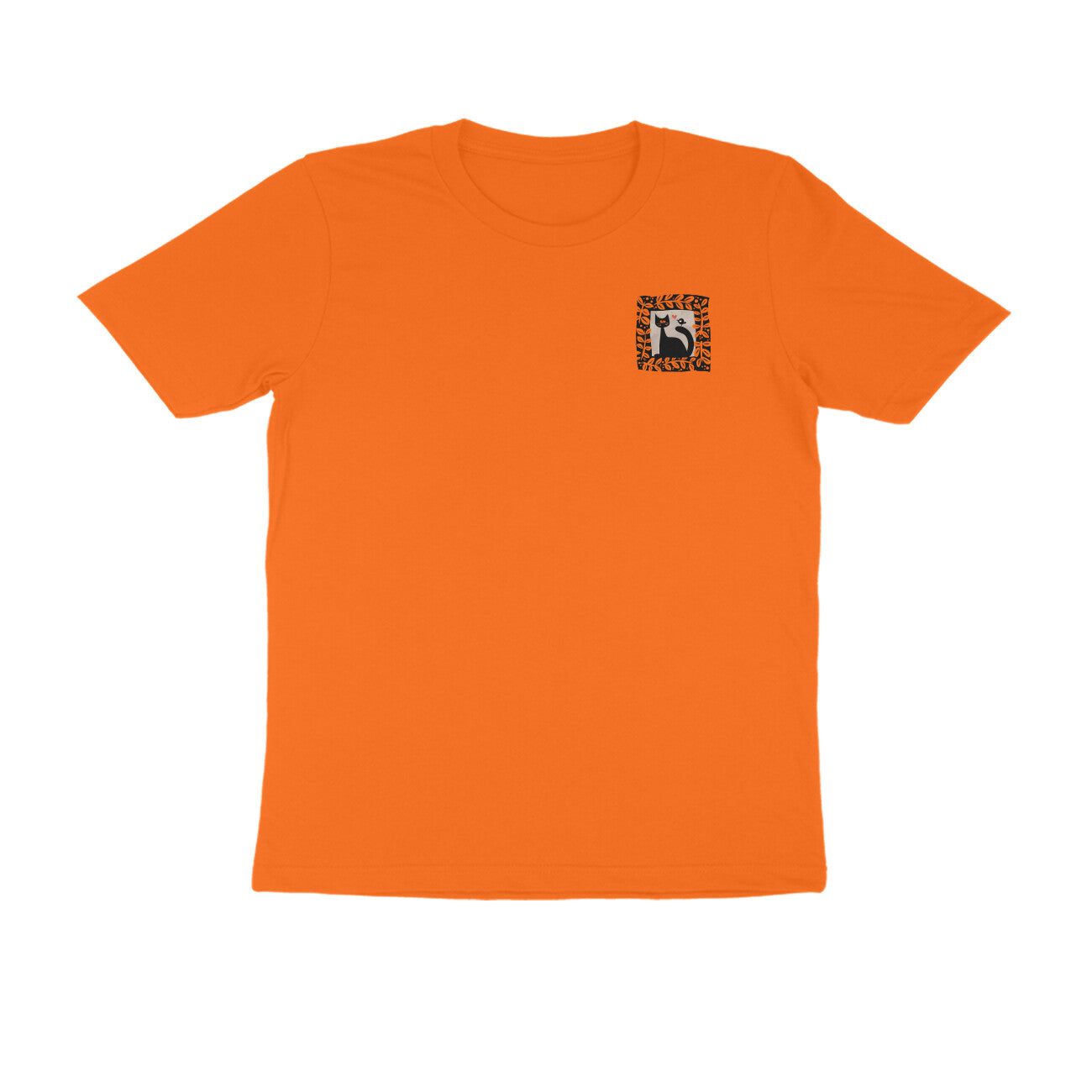 Bengal Art Minimal D6: Cat Love Bird : Unisex T-Shirt