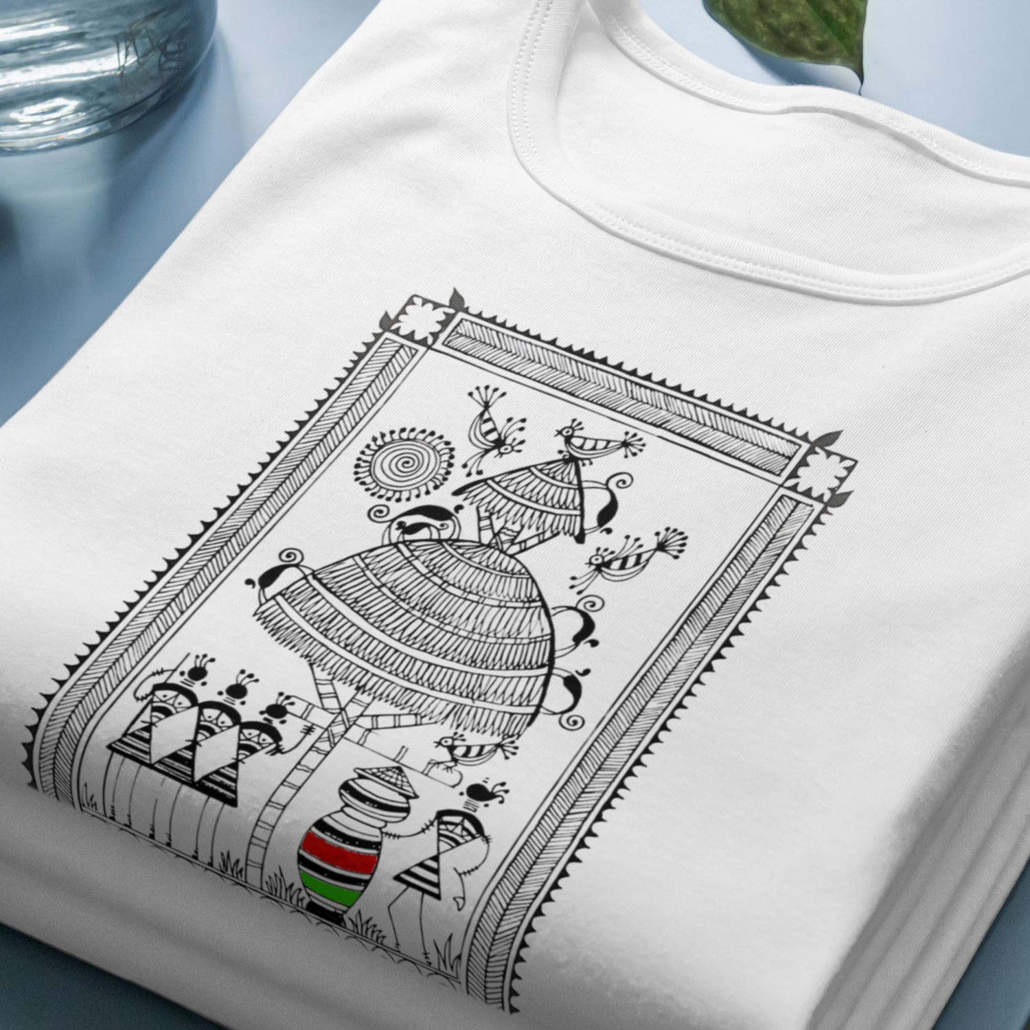 Warli Art from Maharashtra emerges as a striking fashion statement, blending its rustic charm and minimalist elegance onto trendy clothing designs.