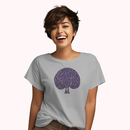 Trending Madhubani D10: BlueTree: Women T-Shirt