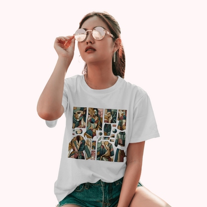 Trending Art D9- African tribal Art: Women T-shirt