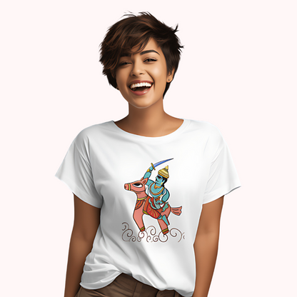 Trending Bengal Art D1: Dasavatara: Women T-Shirt