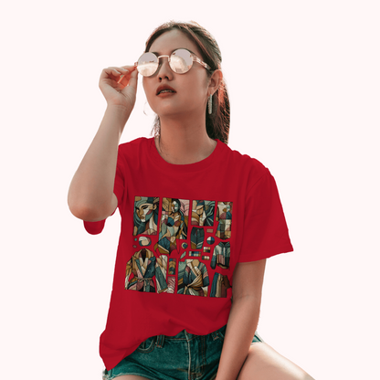 Trending Art D9- African tribal Art: Women T-shirt