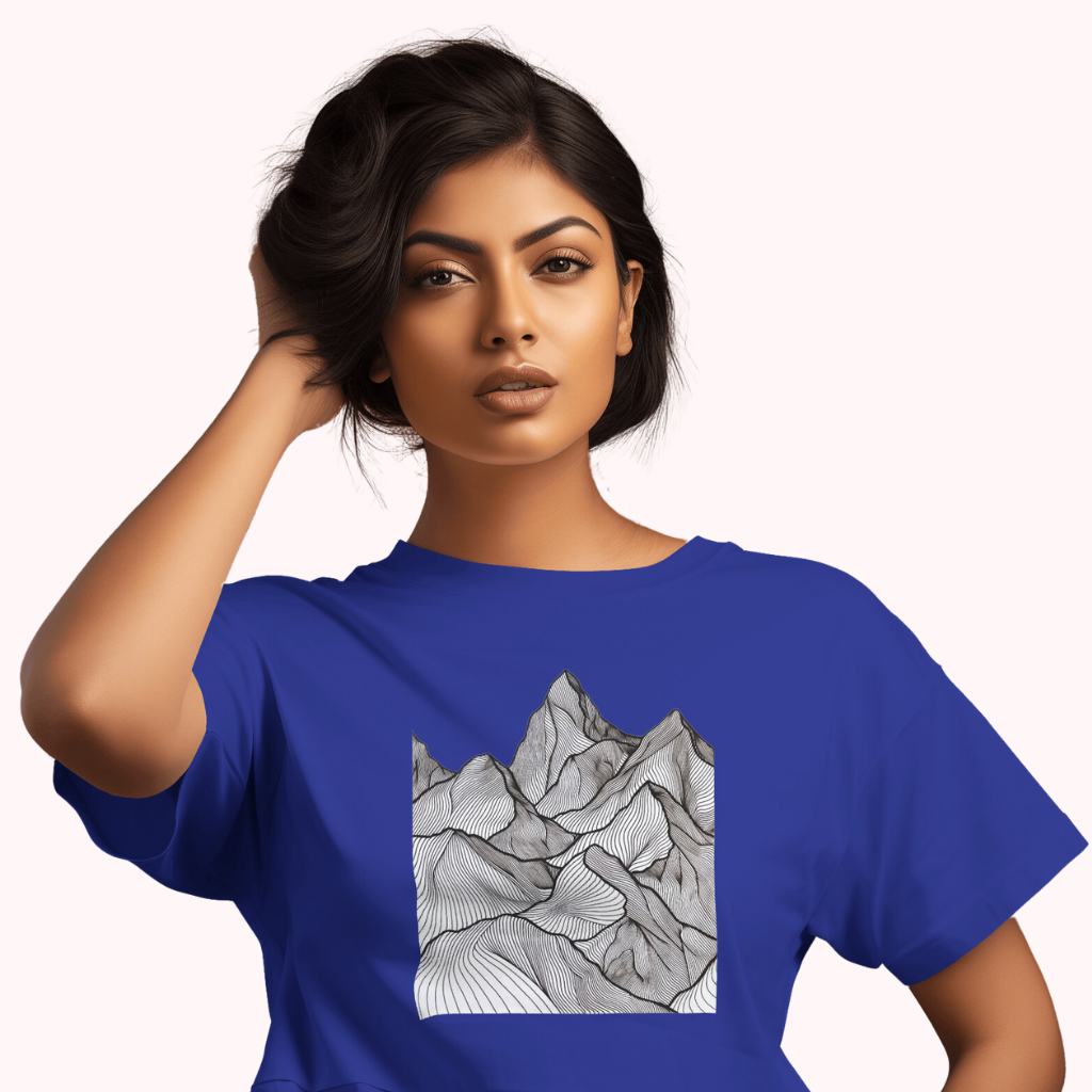 Trending Art D11: Mountain: Women T-shirt