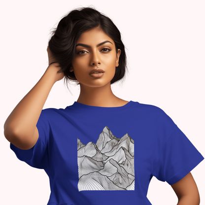 Trending Art D11: Mountain: Women T-shirt