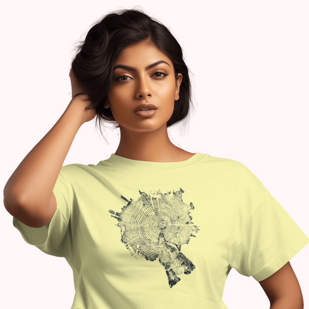 TRENDING ART D7: Tree Ring: Women T-Shirt