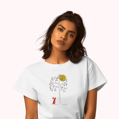 Trending Art D13: MoonTree: Women T-shirt