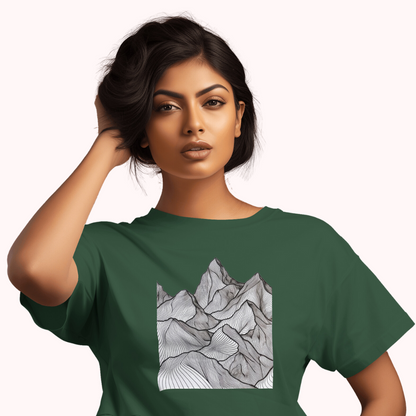 Trending Art D11: Mountain: Women T-shirt