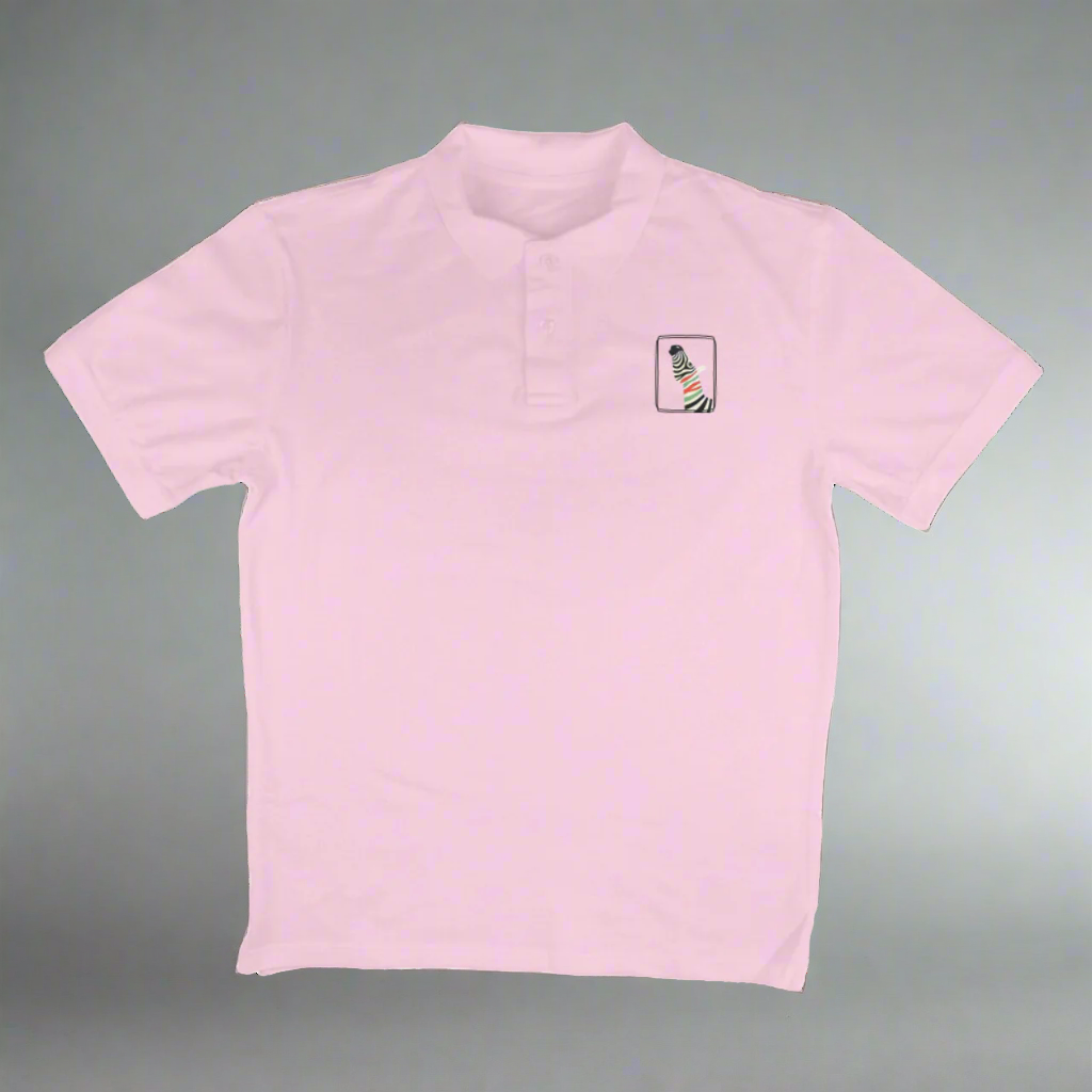 Trending Art D02: Zebra: Polo T-Shirt