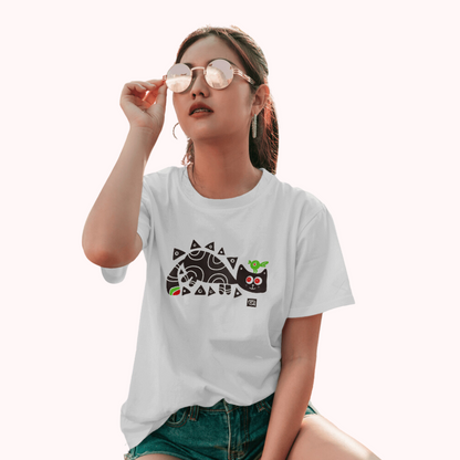 Trending Bengal Art D2: BirdOnCat: Women T-Shirt