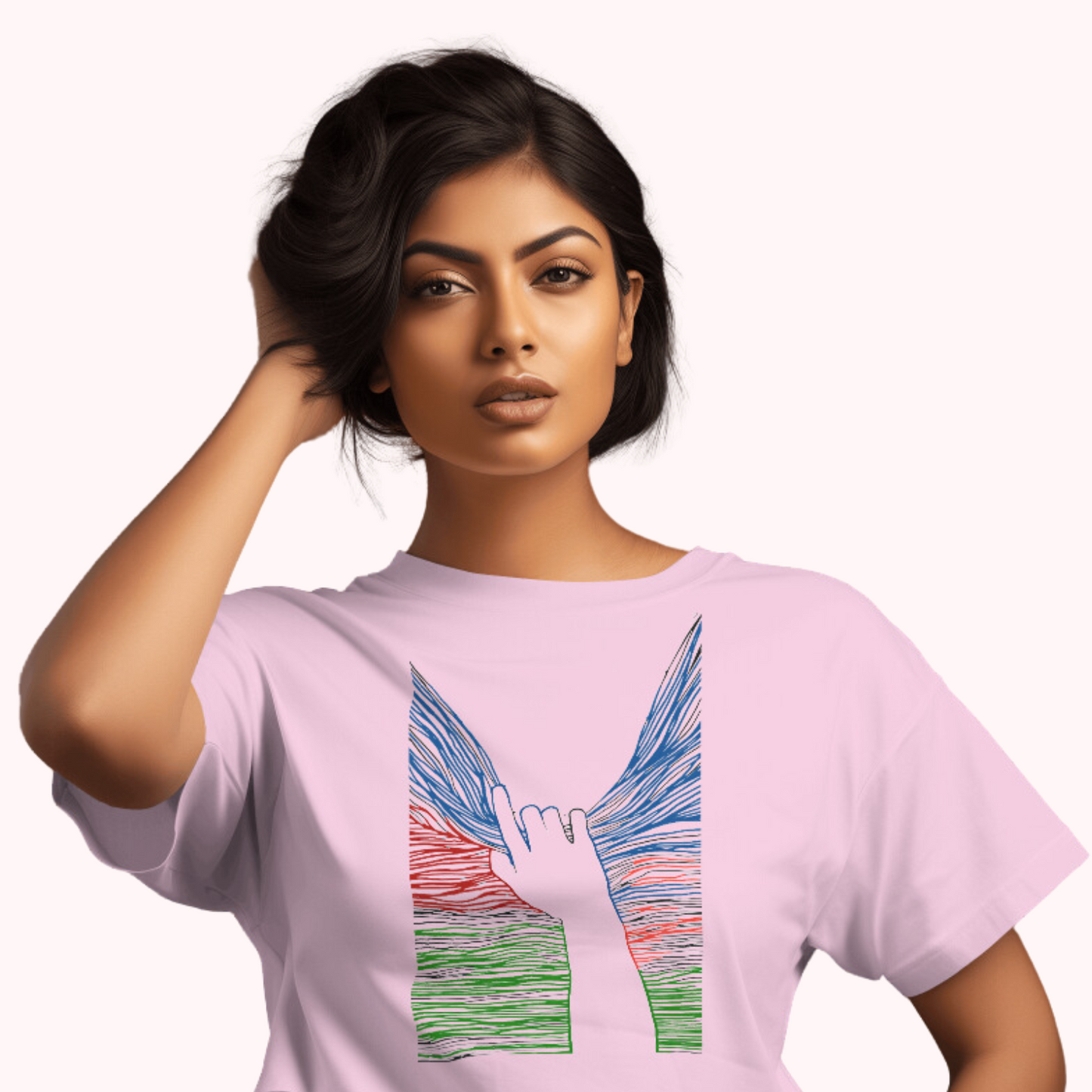 Trending Art D12: Hand Rope: Women T-shirt