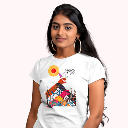 Trending Art D19: We are Strength: Women T-Shirt