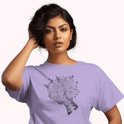 TRENDING ART D7: Tree Ring: Women T-Shirt