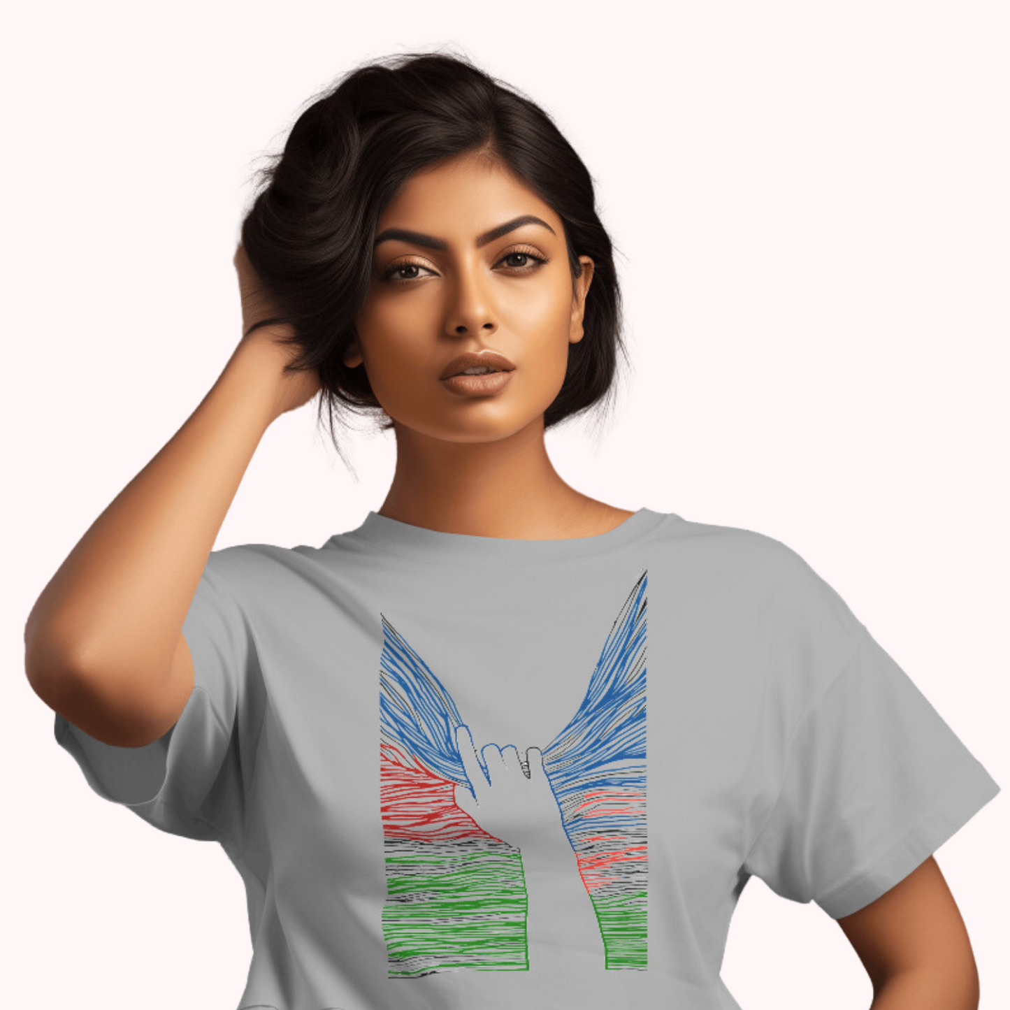 Trending Art D12: Hand Rope: Women T-shirt