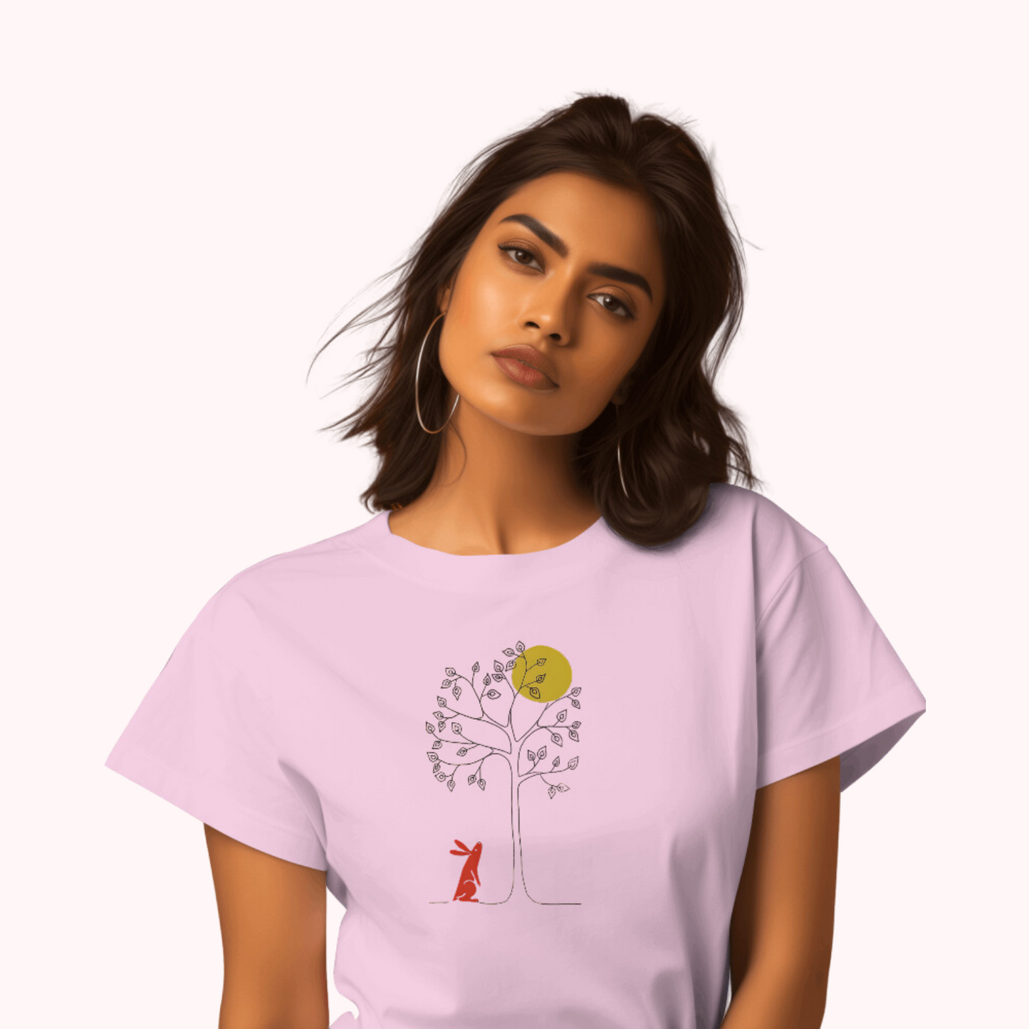 Trending Art D13: MoonTree: Women T-shirt