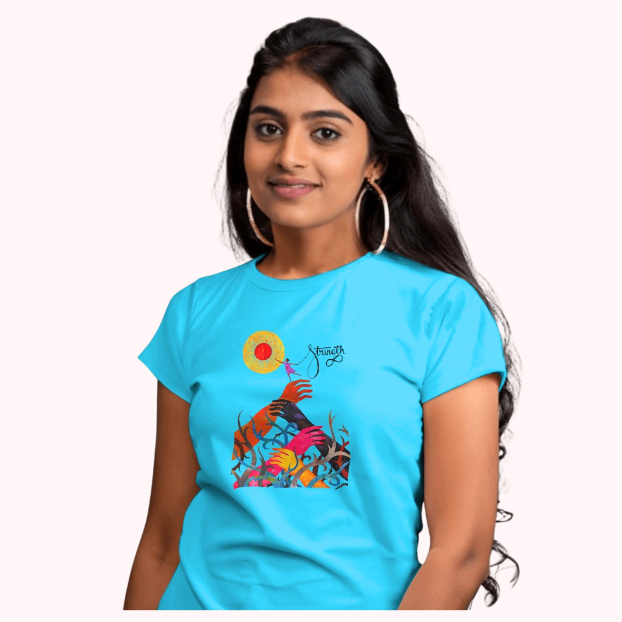 Trending Art D19: We are Strength: Women T-Shirt
