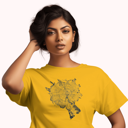 TRENDING ART D7: Tree Ring: Women T-Shirt