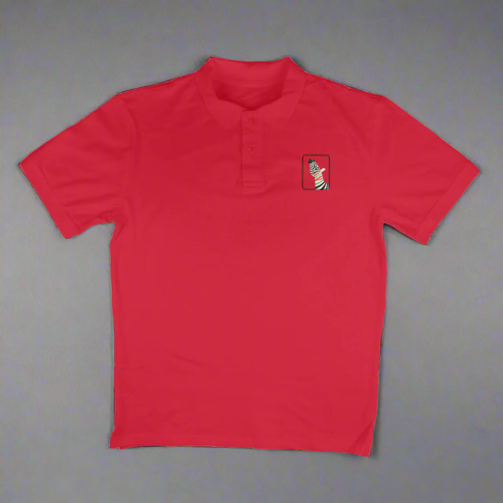 Trending Art D02: Zebra: Polo T-Shirt