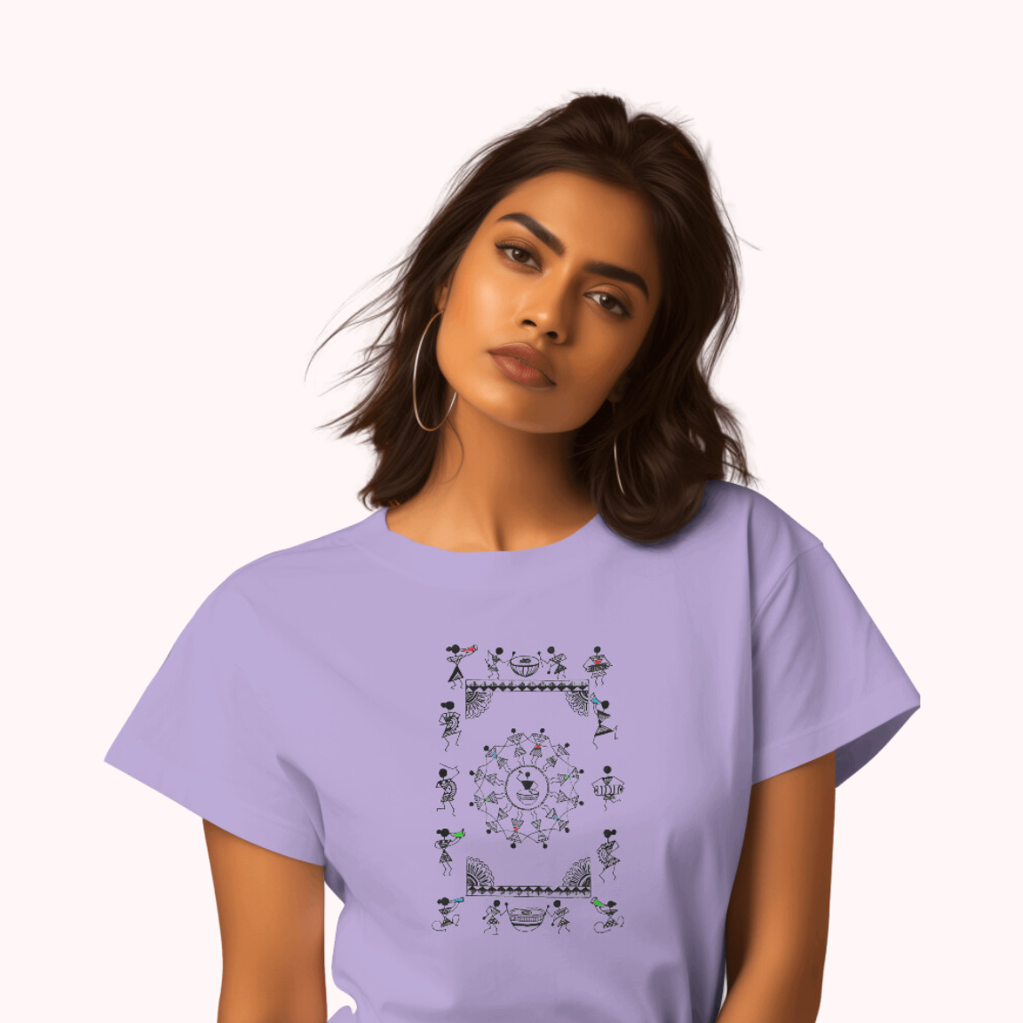 Trending Warli Art D10: Concert: Women T-shirt