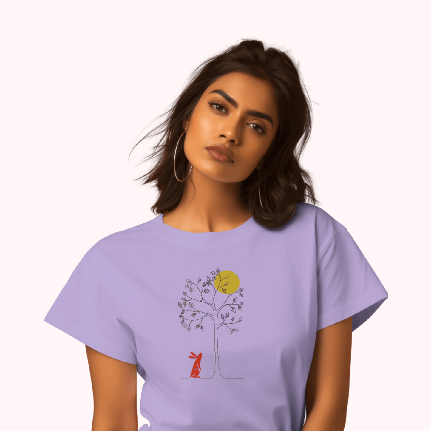 Trending Art D13: MoonTree: Women T-shirt