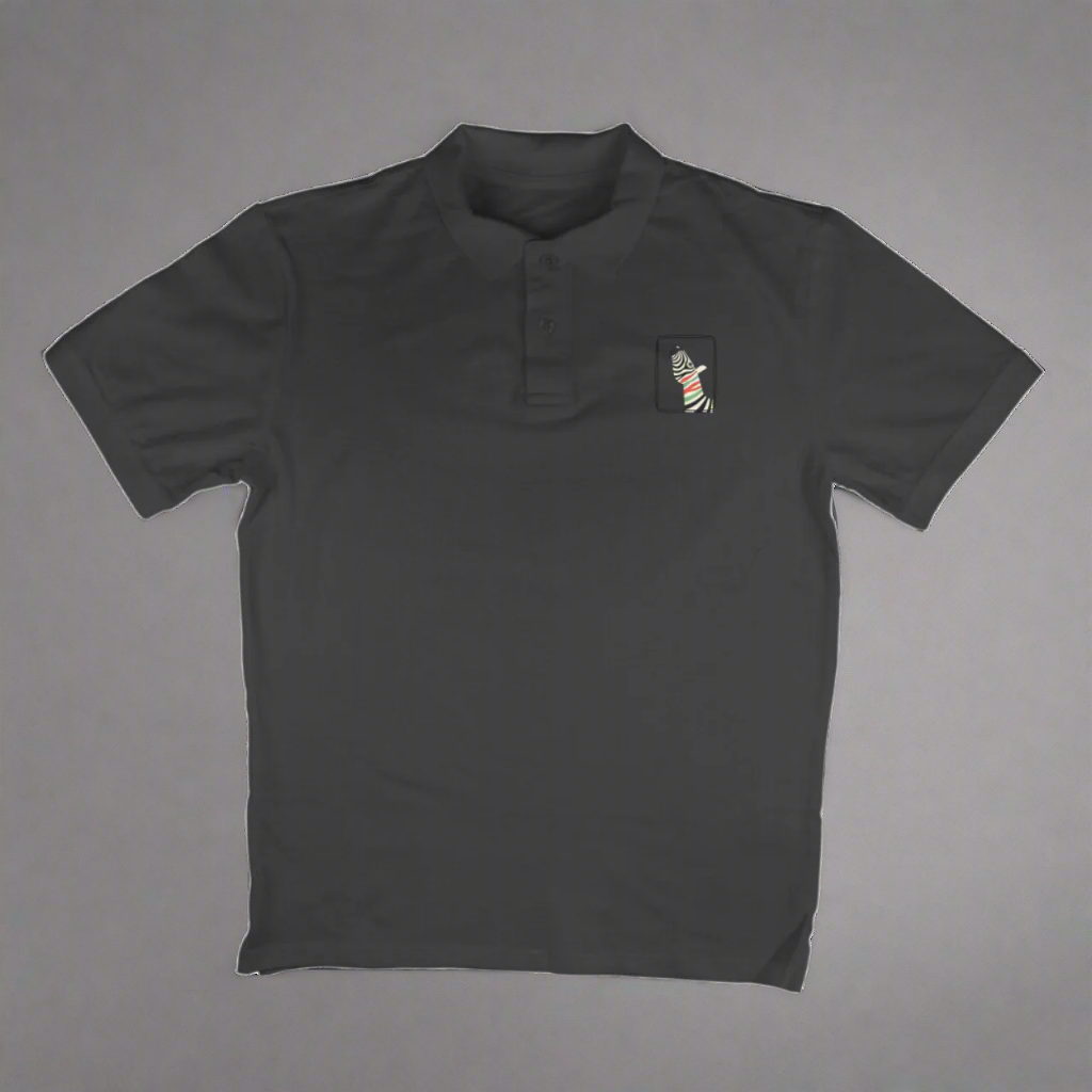 Trending Art D02: Zebra: Polo T-Shirt