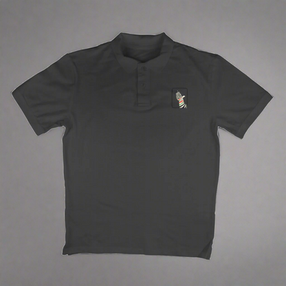 Trending Art D02: Zebra: Polo T-Shirt