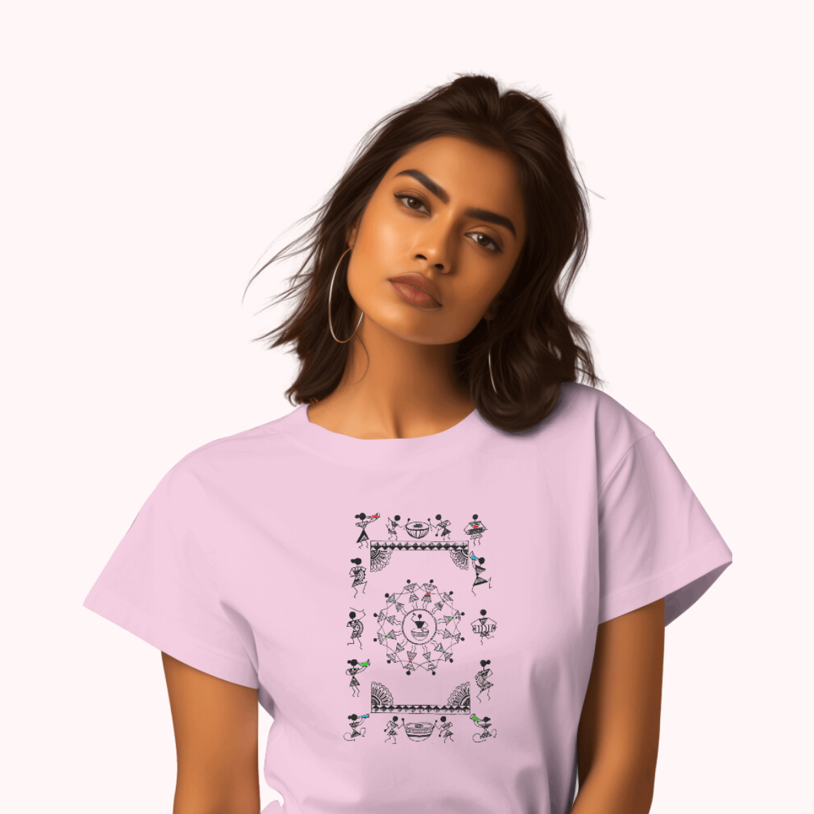 Trending Warli Art D10: Concert: Women T-shirt