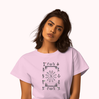 Trending Warli Art D10: Concert: Women T-shirt