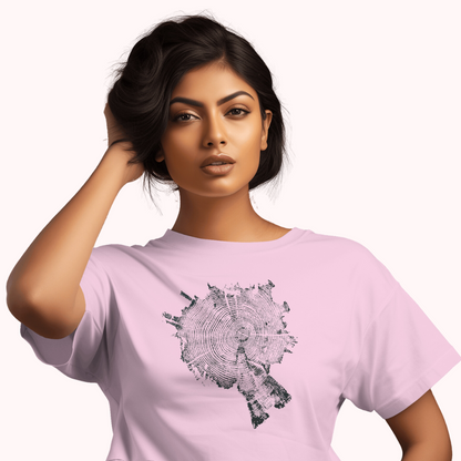 TRENDING ART D7: Tree Ring: Women T-Shirt