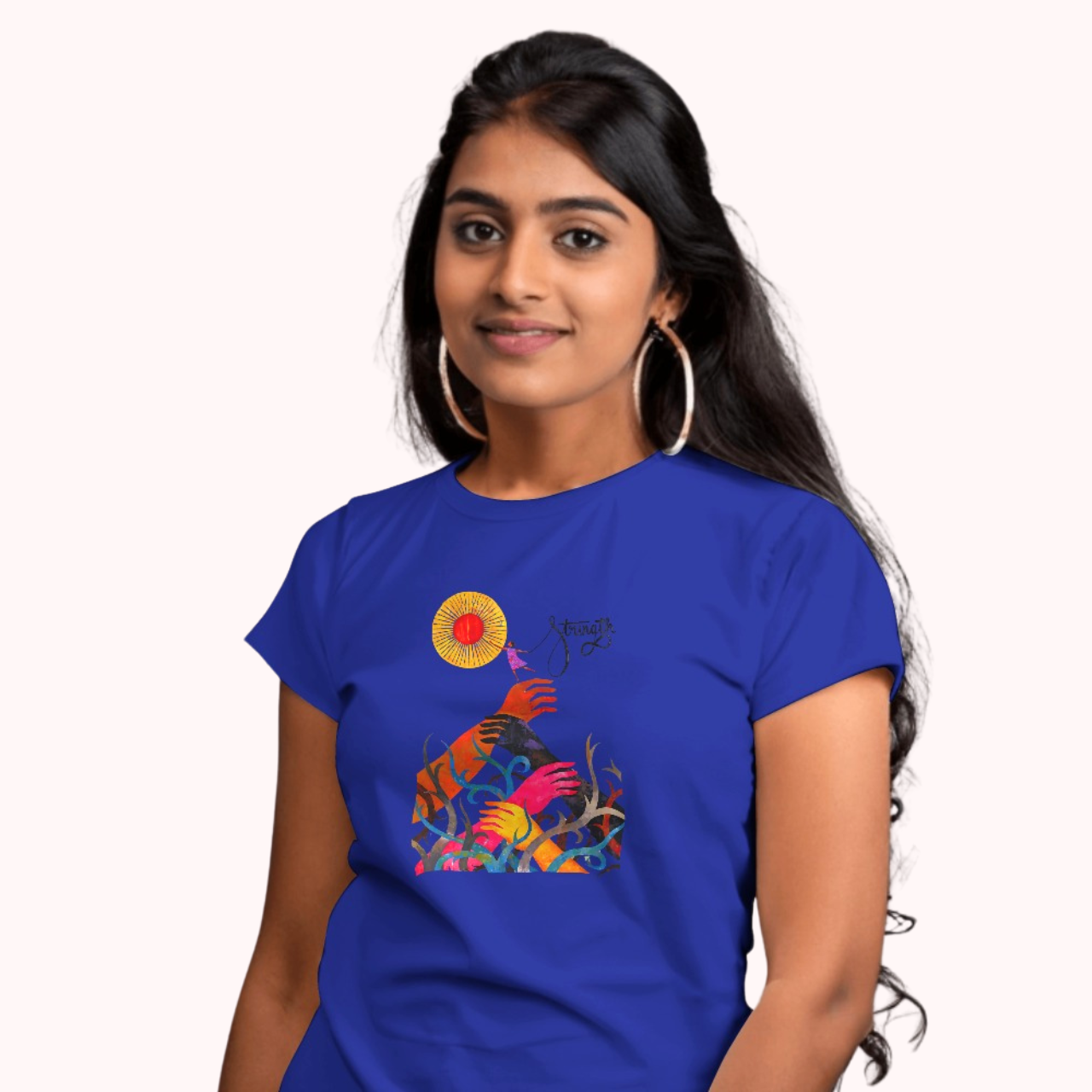 Trending Art D19: We are Strength: Women T-Shirt