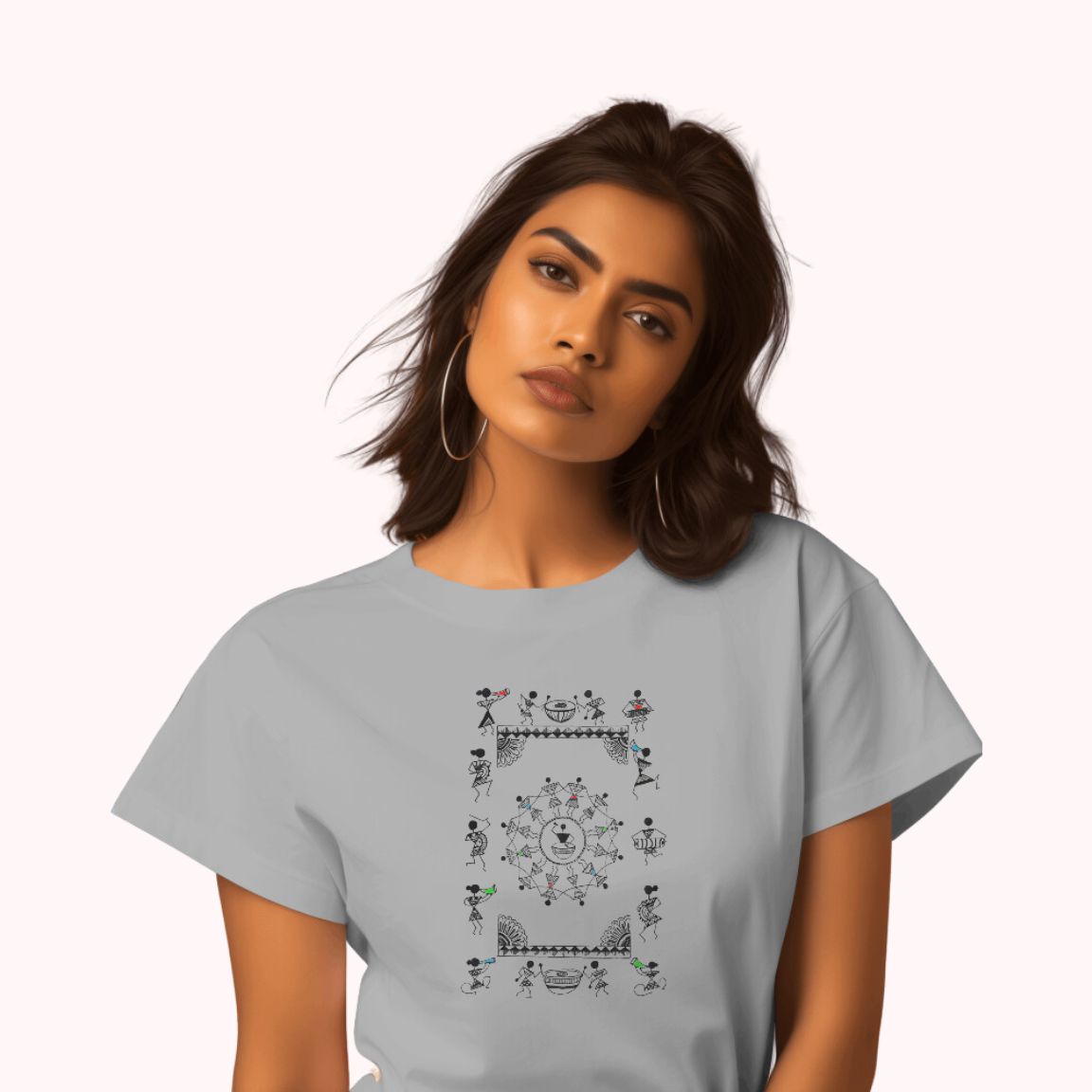 Trending Warli Art D10: Concert: Women T-shirt
