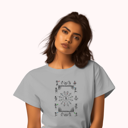 Trending Warli Art D10: Concert: Women T-shirt