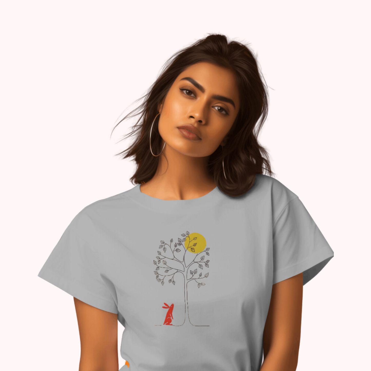 Trending Art D13: MoonTree: Women T-shirt