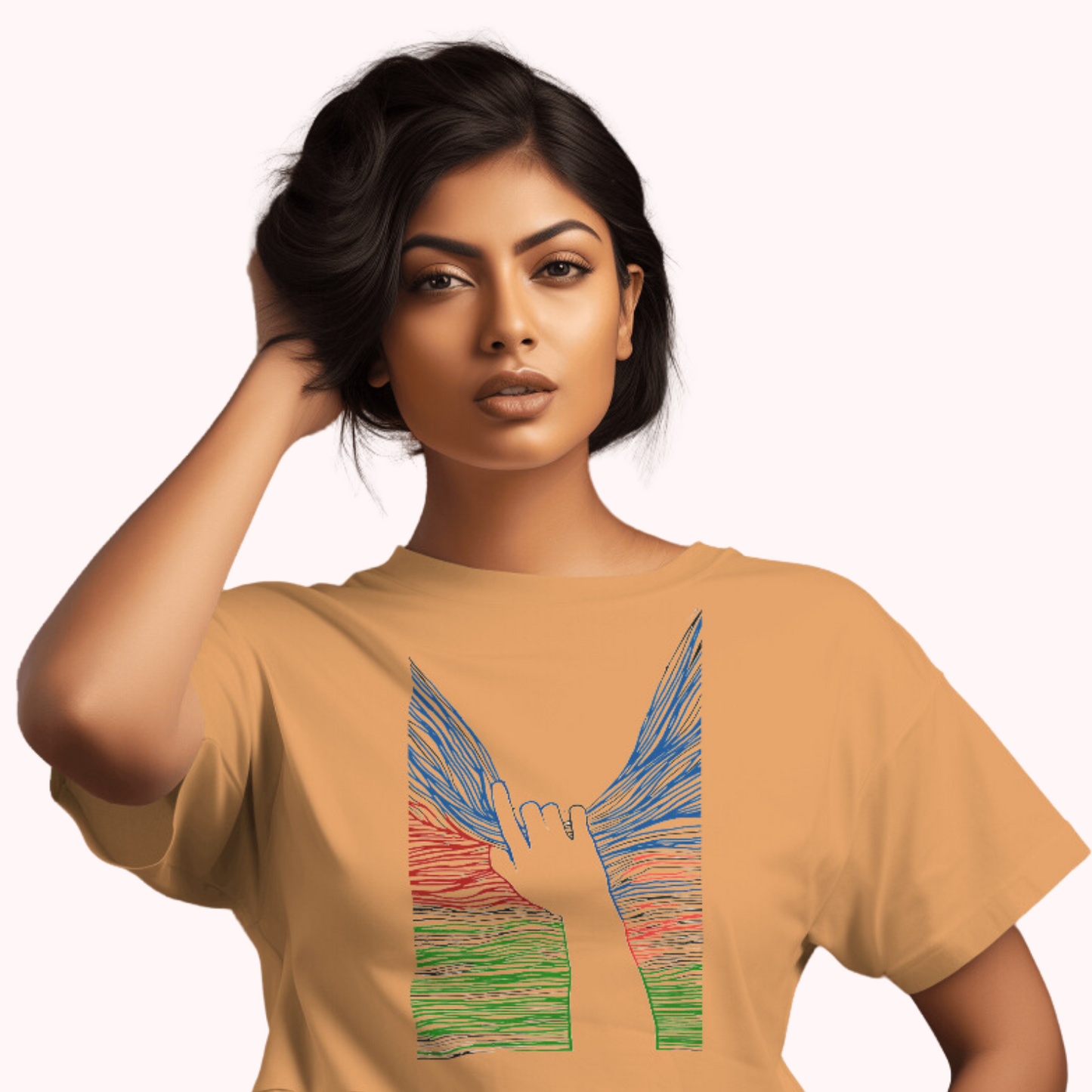 Trending Art D12: Hand Rope: Women T-shirt