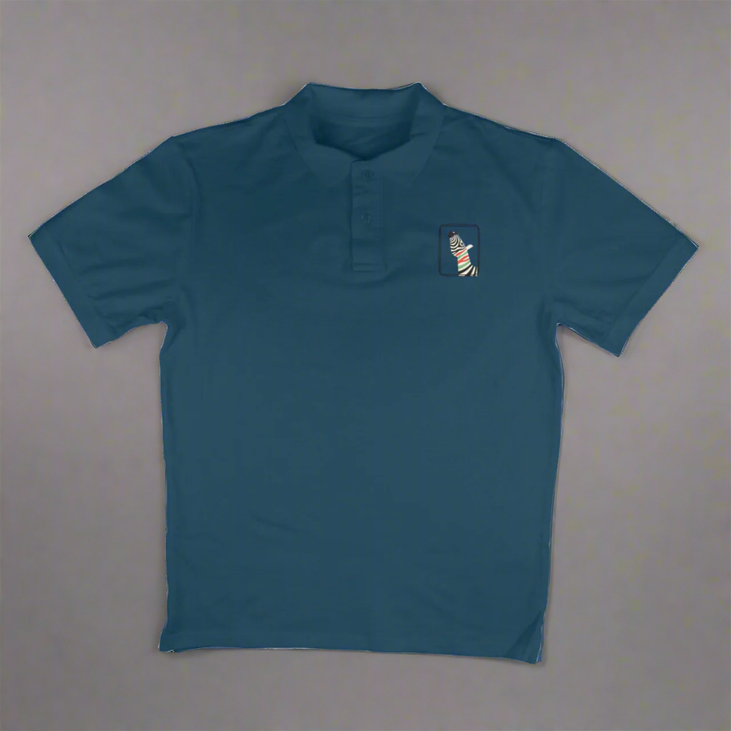 Trending Art D02: Zebra: Polo T-Shirt