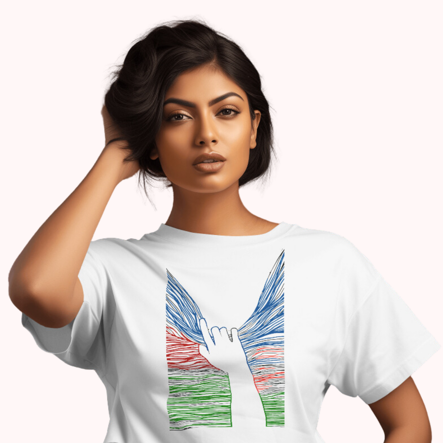 Trending Art D12: Hand Rope: Women T-shirt