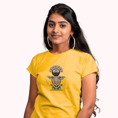 Trending Bengal Art D5: Pattachitra: Jagannath: Women T-Shirt