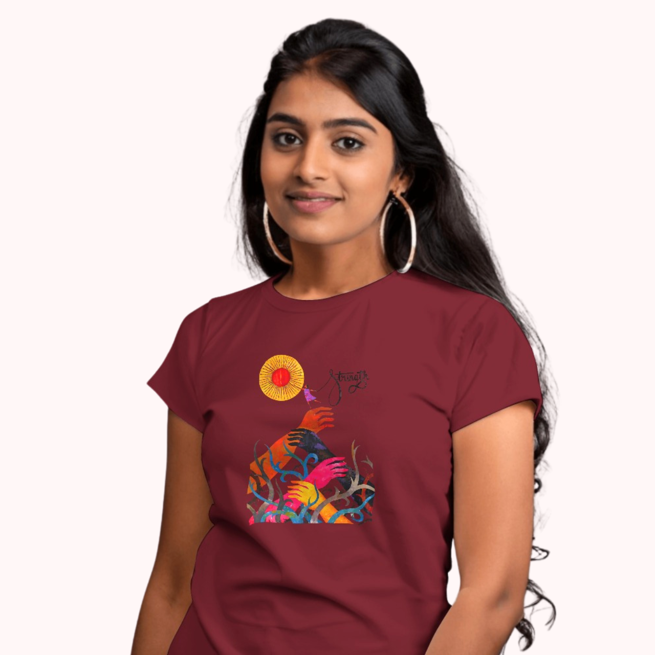 Trending Art D19: We are Strength: Women T-Shirt